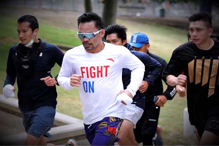 PACQUIAO LATIHAN