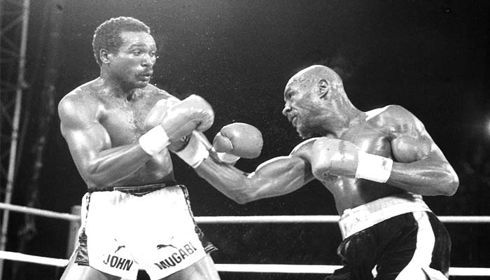 JOHN MUGABI VS HAGLER RING